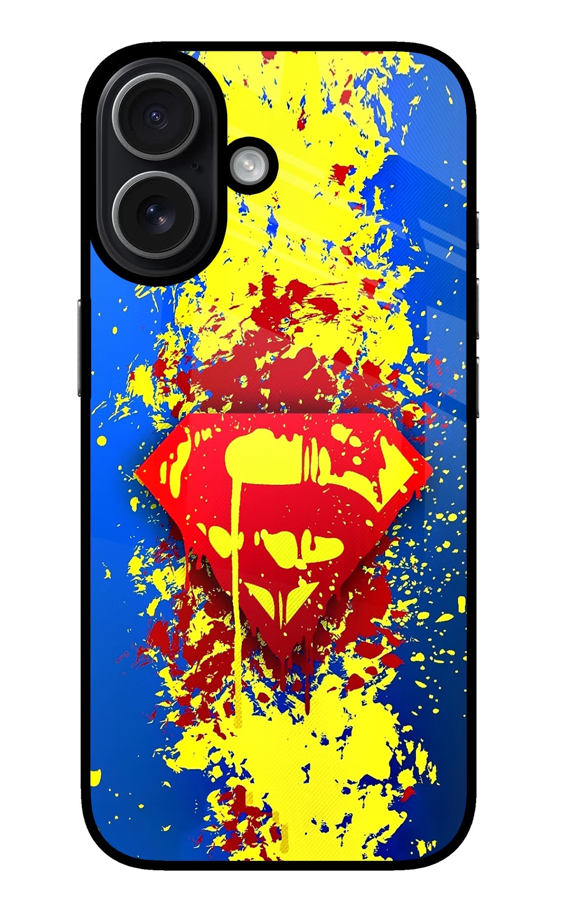Superman logo iPhone 17 glossy Case