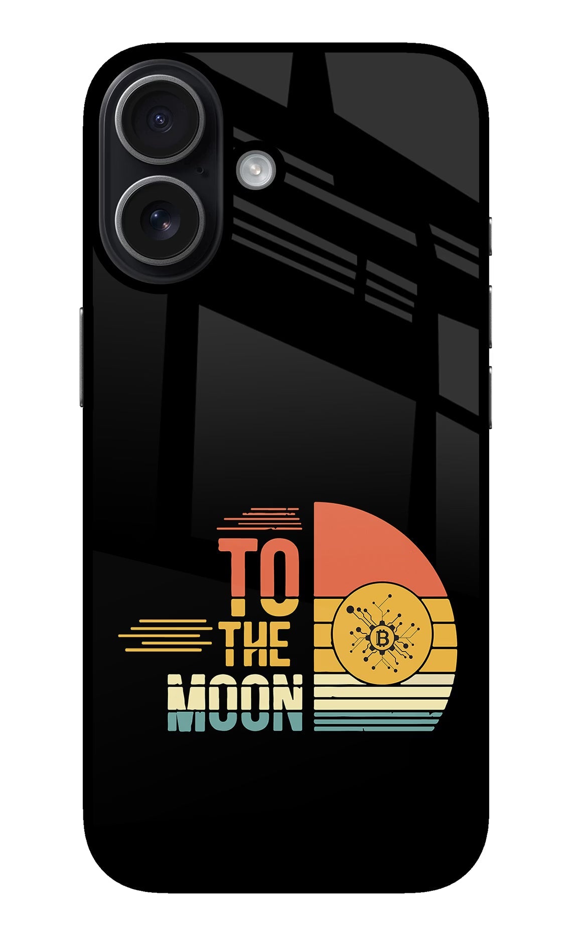 To the Moon iPhone 17 glossy Case