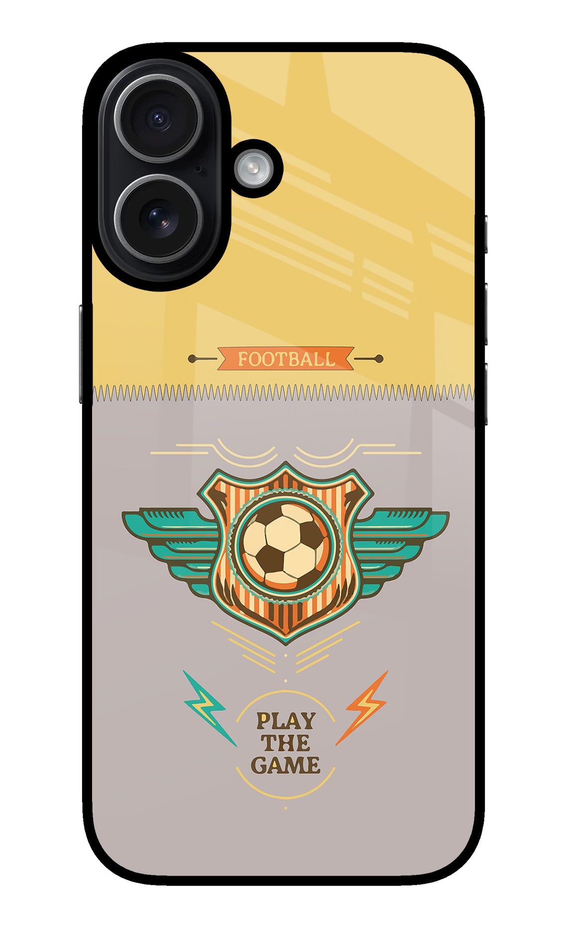 Football iPhone 17 glossy Case