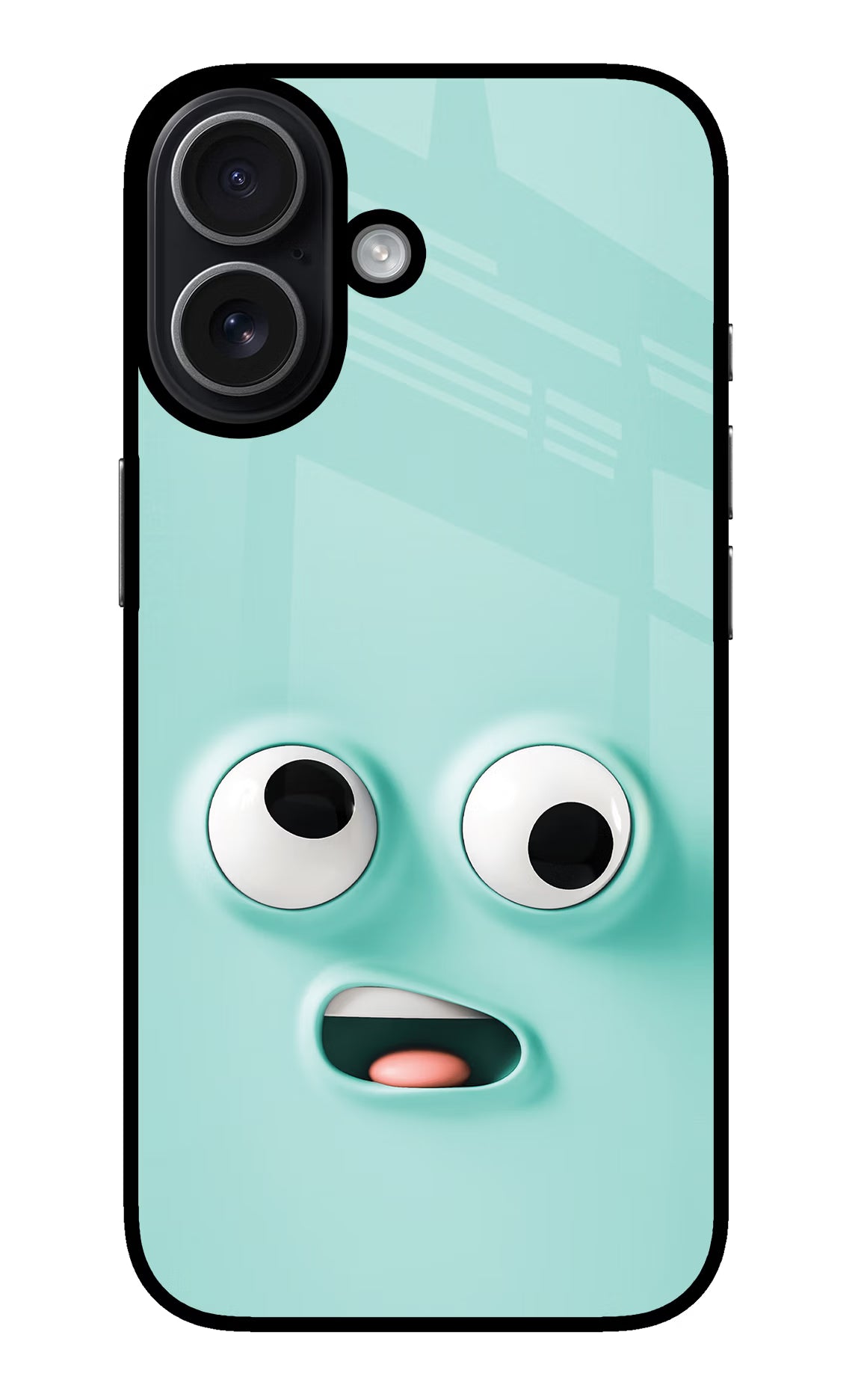 Funny Cartoon iPhone 17 glossy Case