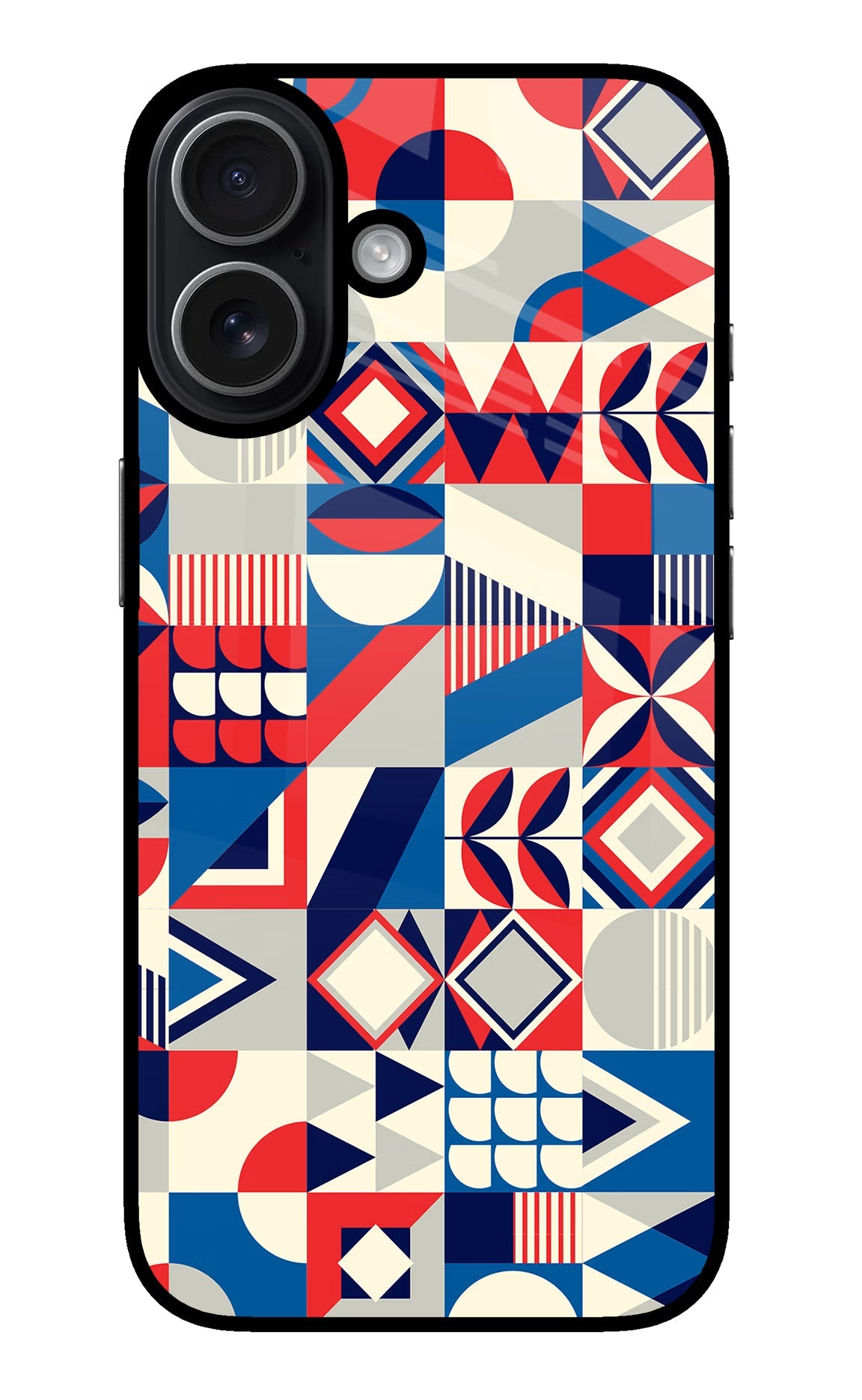 Colorful Pattern iPhone 17 glossy Case