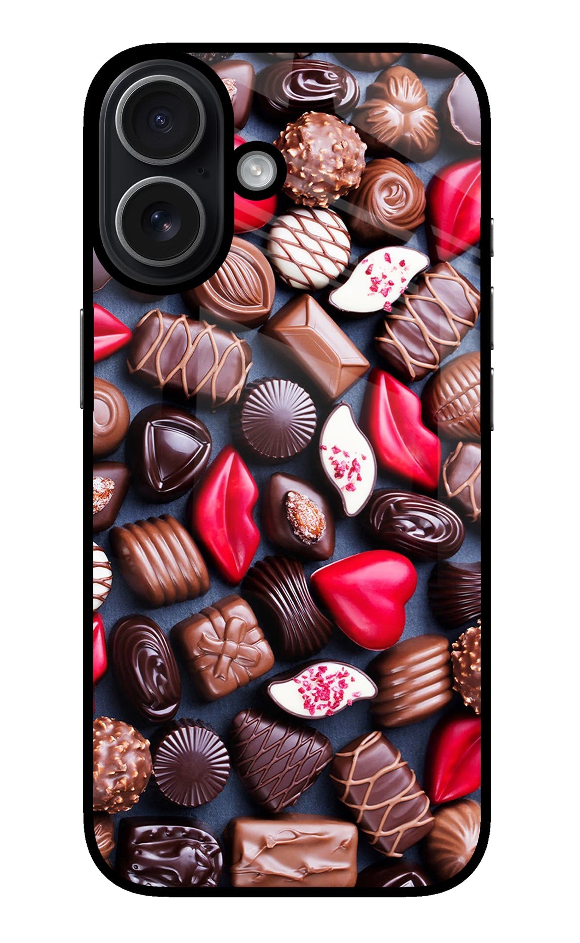 Chocolates iPhone 17 glossy Case
