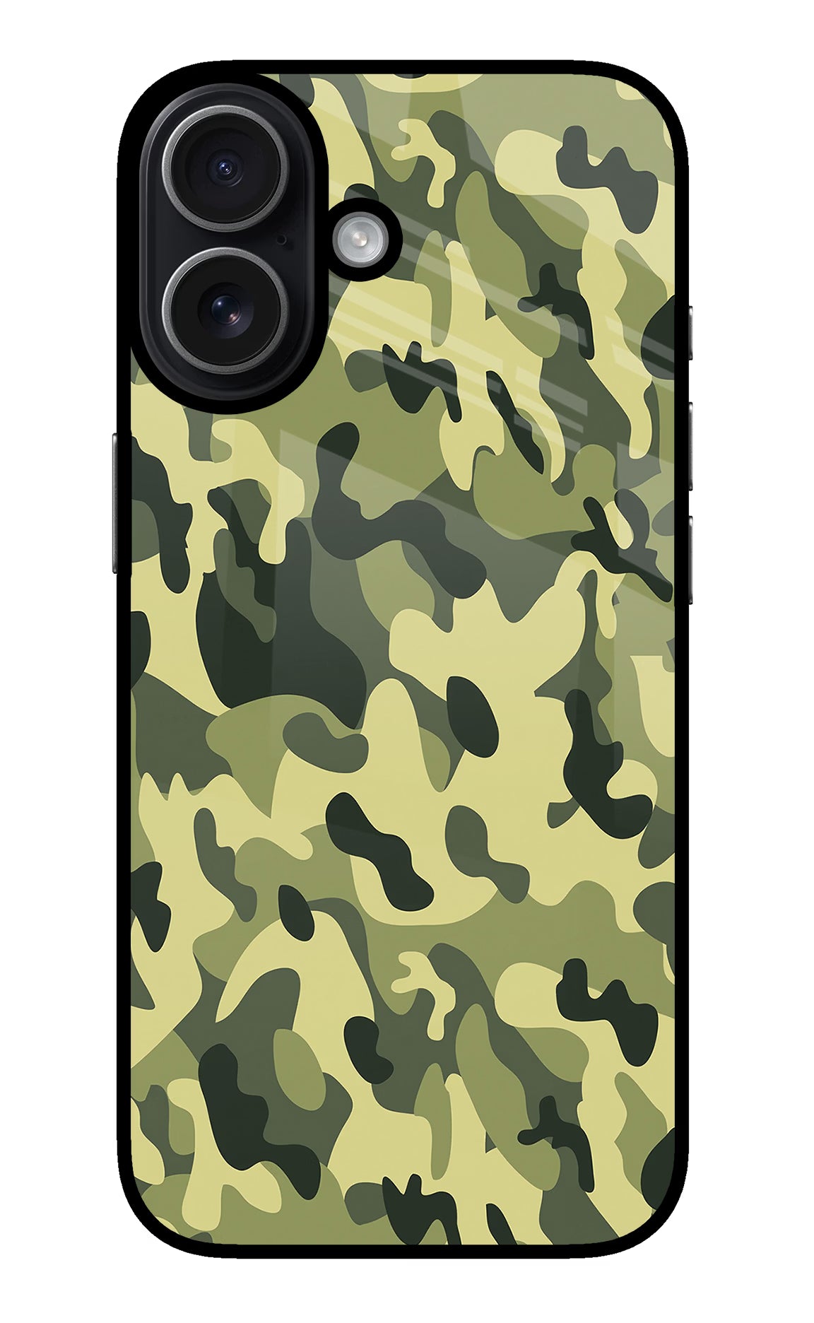 Camouflage iPhone 17 glossy Case