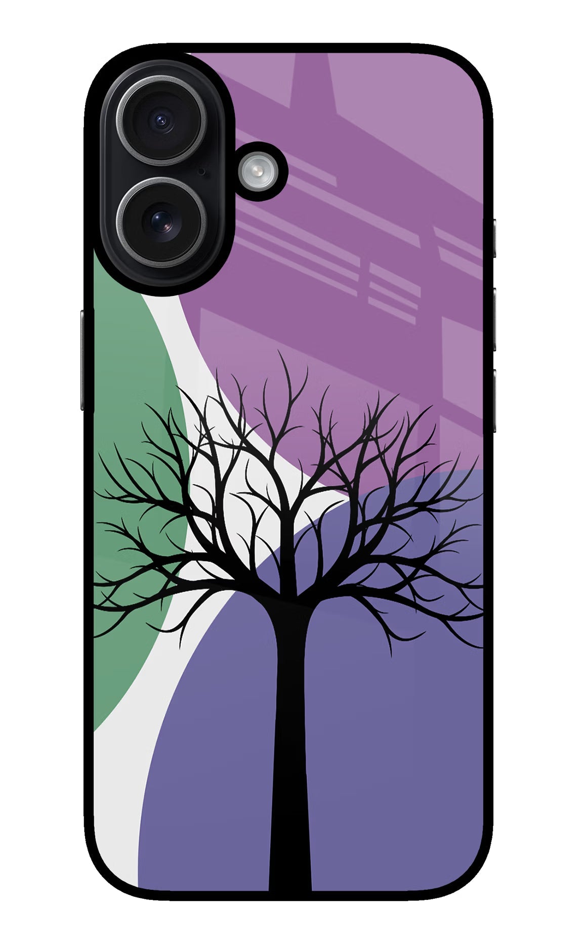 Tree Art iPhone 17 glossy Case