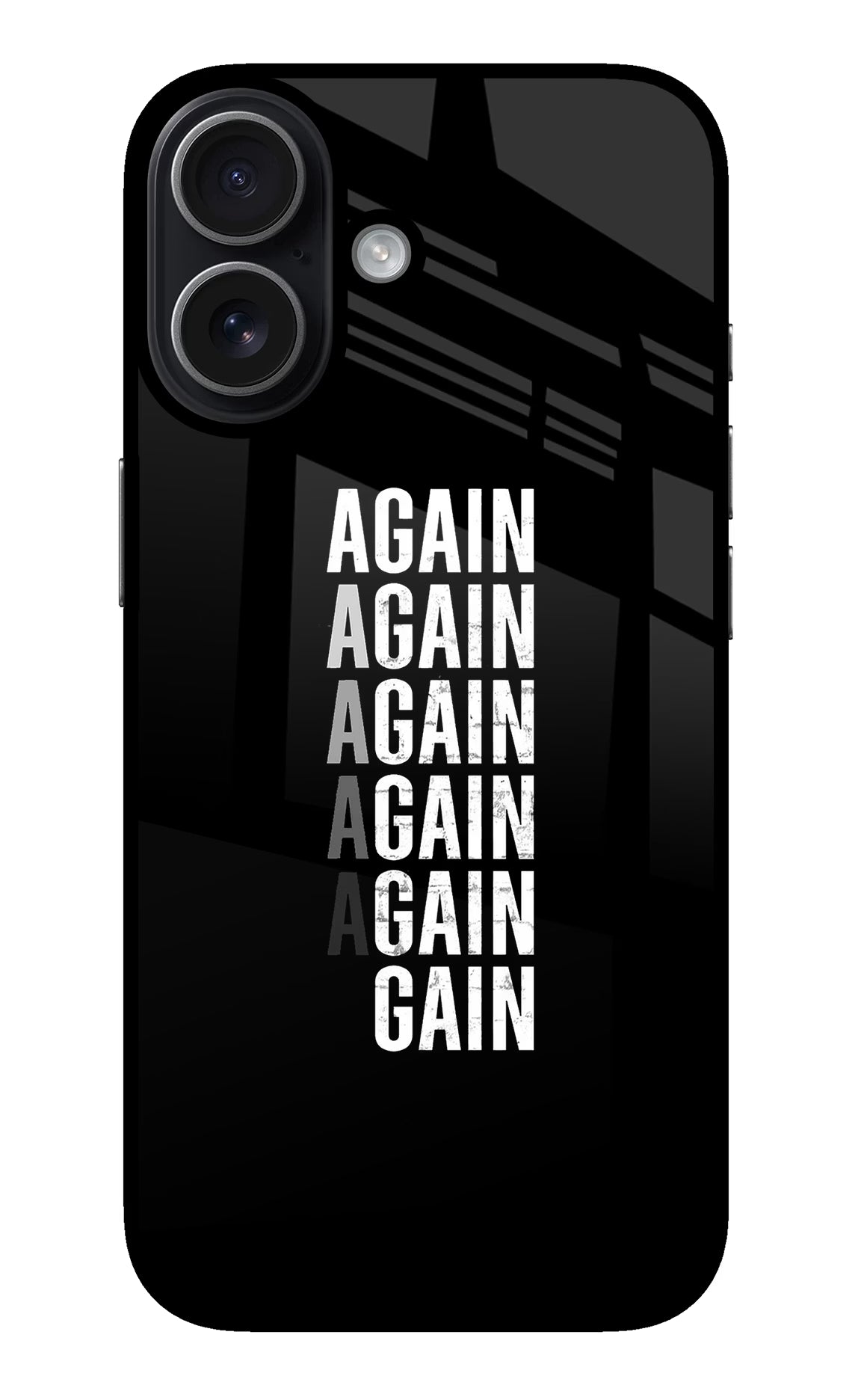 Again Again Gain iPhone 17 glossy Case