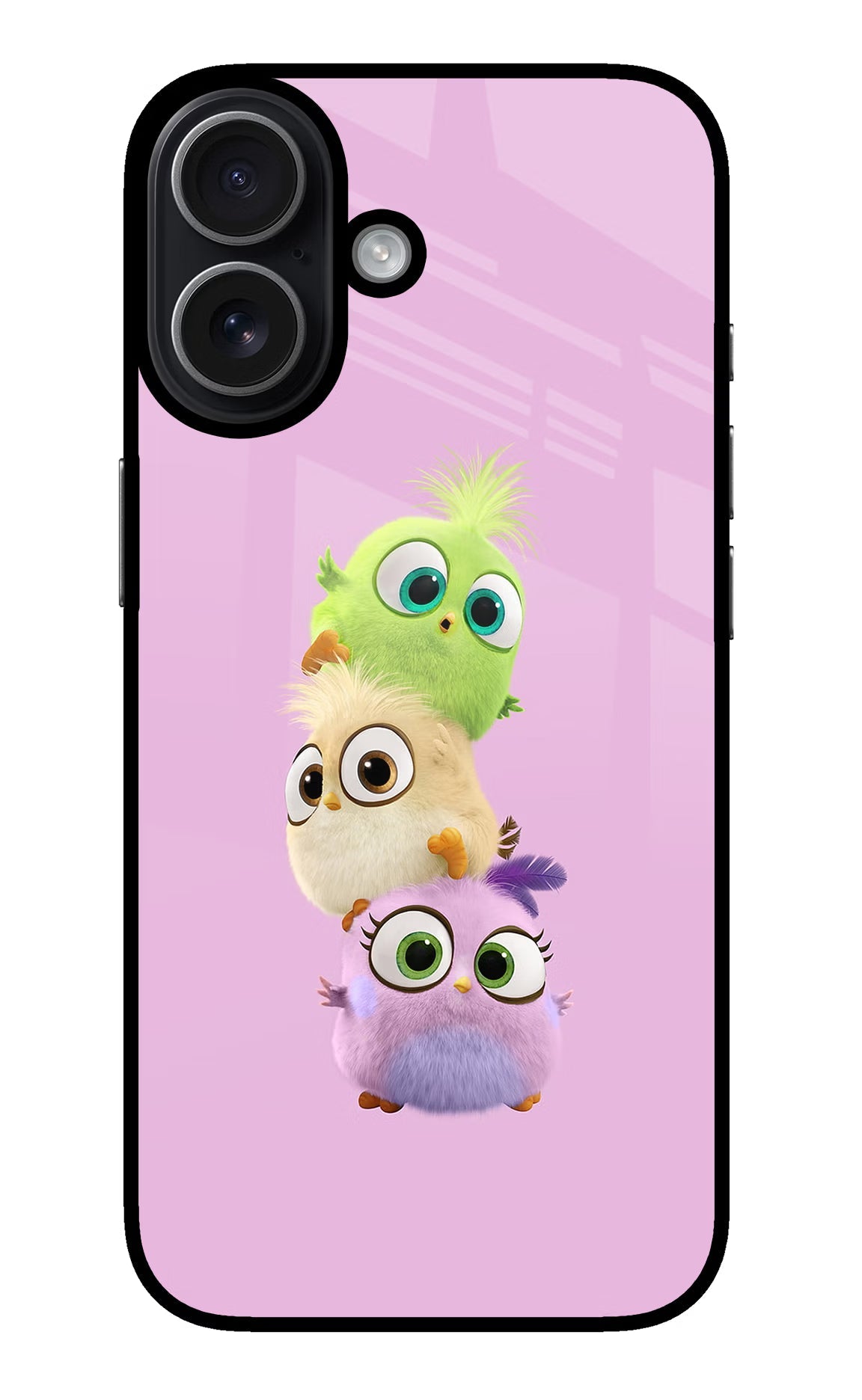 Cute Little Birds iPhone 17 glossy Case