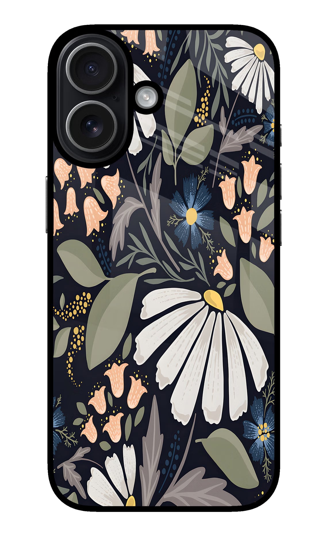 Flowers Art iPhone 17 glossy Case