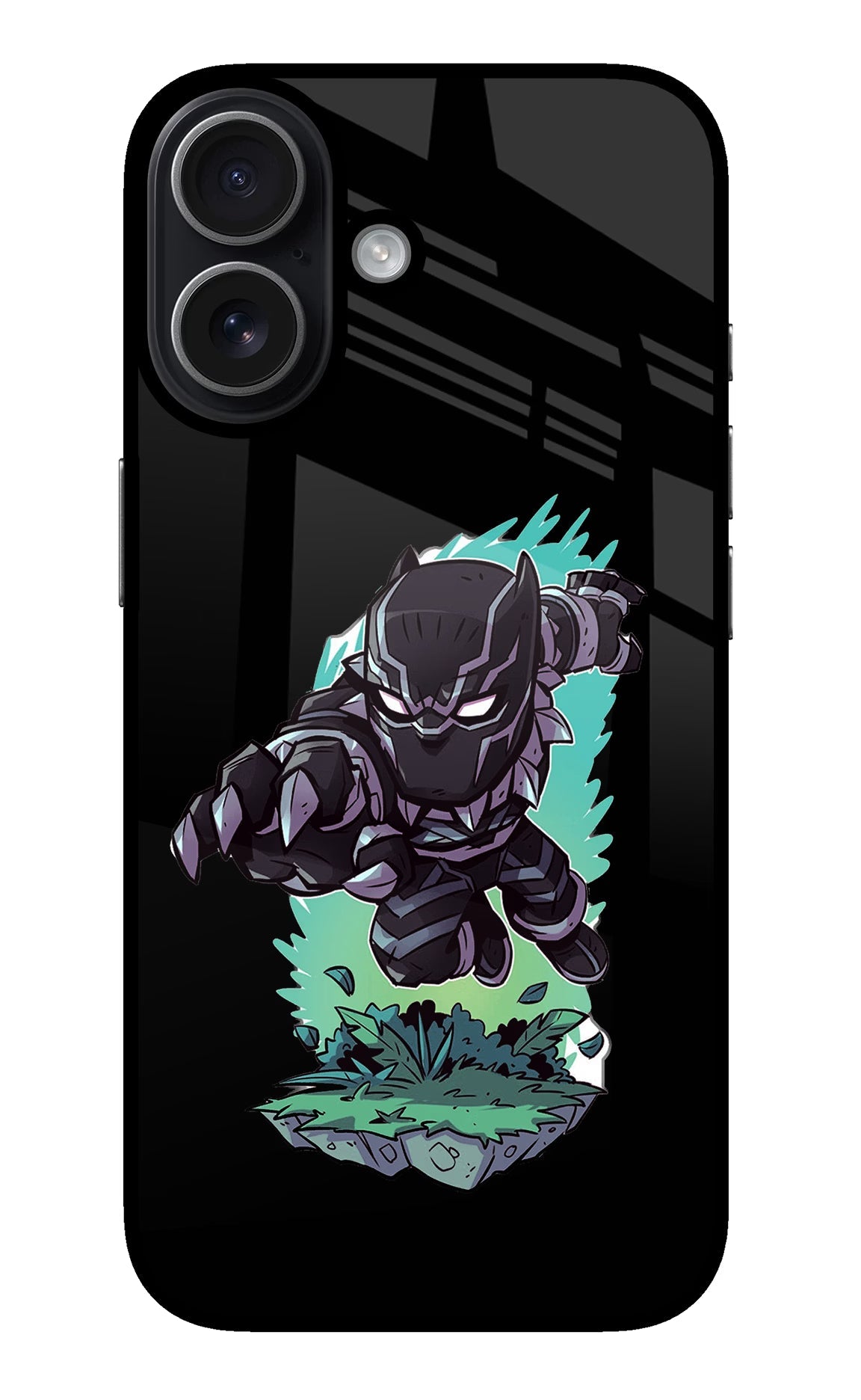 Black Panther iPhone 17 glossy Case