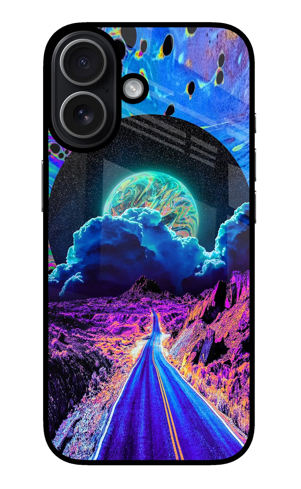 Psychedelic Painting iPhone 17 glossy Case