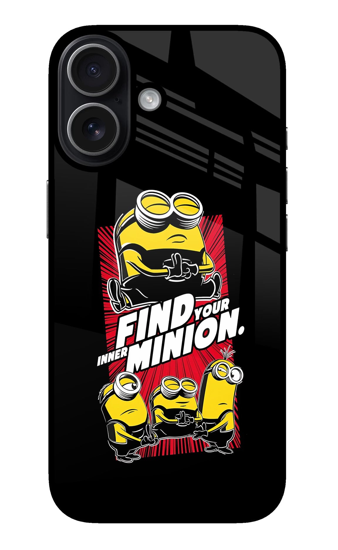 Find your inner Minion iPhone 17 glossy Case