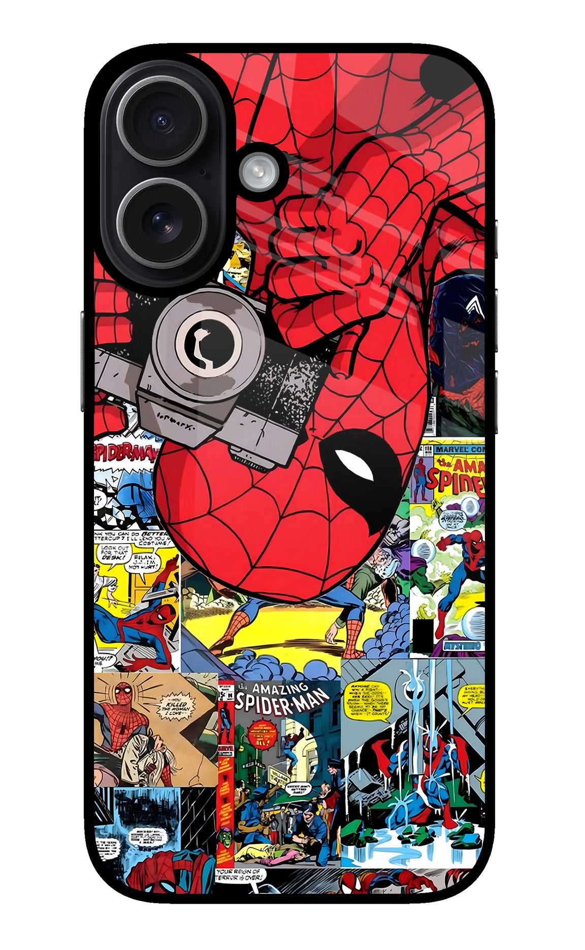 Spider Man iPhone 17 glossy Case