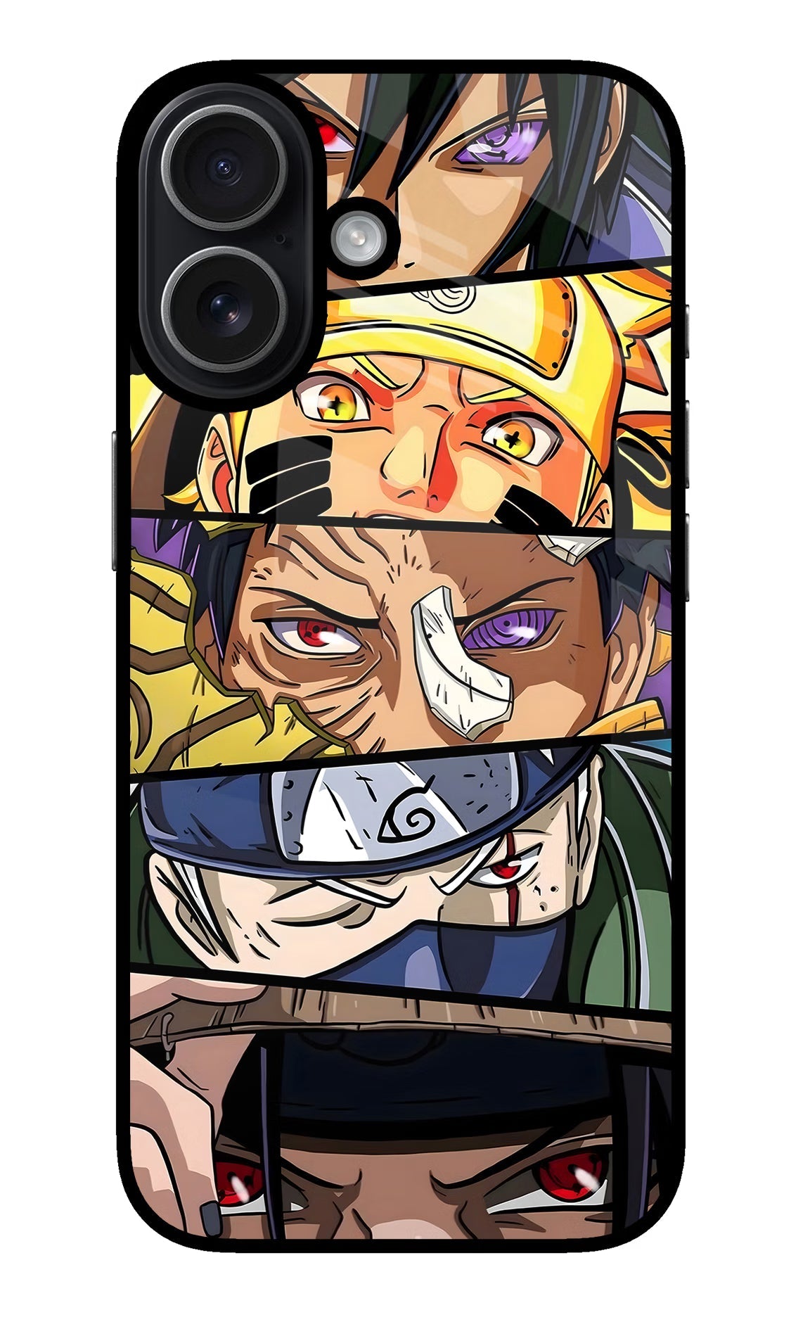 Naruto Character iPhone 17 glossy Case