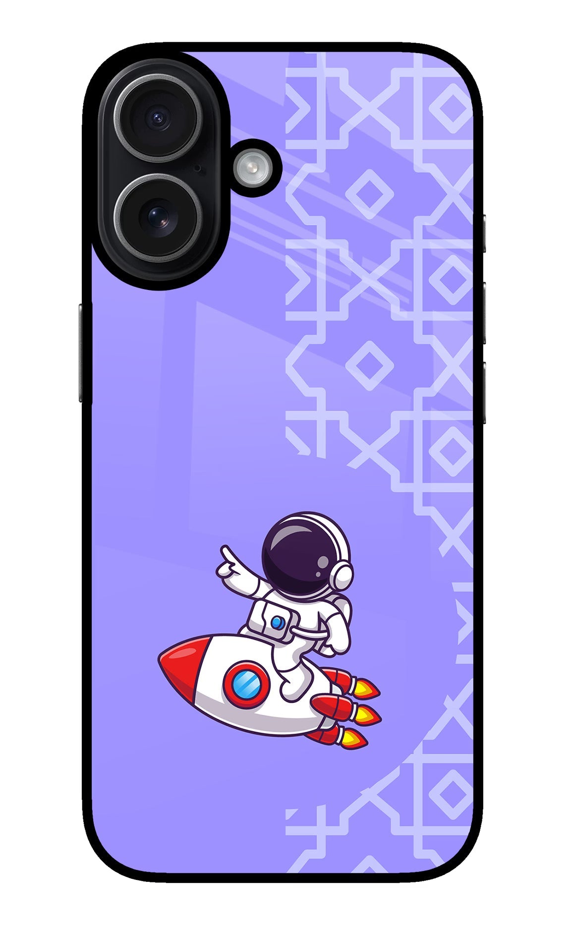 Cute Astronaut iPhone 17 glossy Case