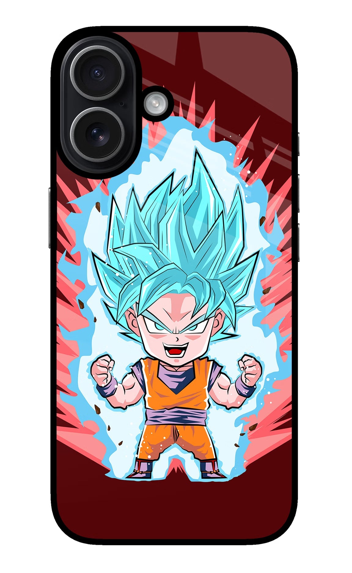 Goku Little iPhone 17 glossy Case