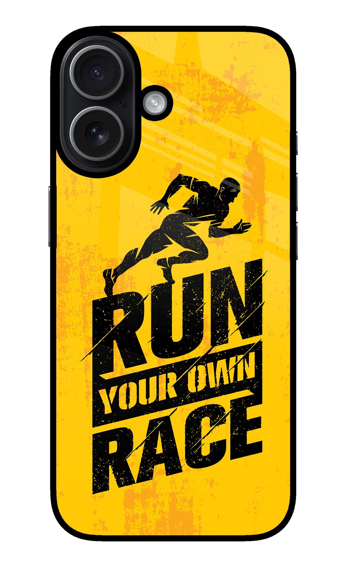 Run Your Own Race iPhone 17 glossy Case
