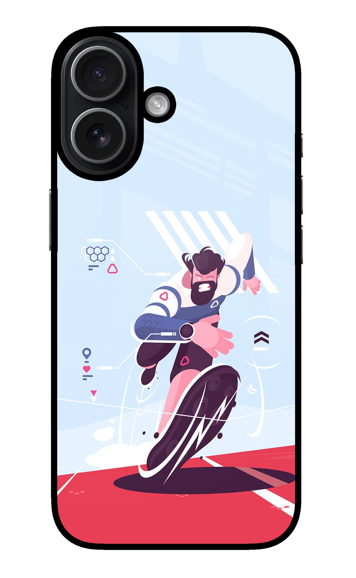 Run Pro iPhone 17 glossy Case