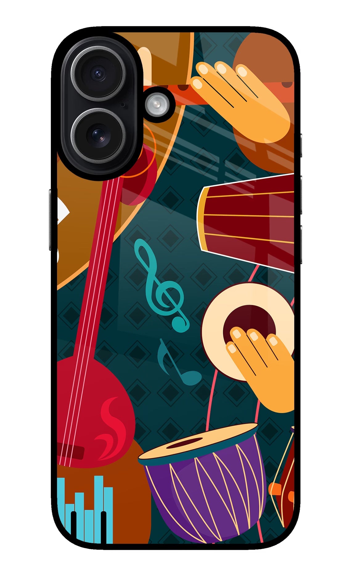 Music Instrument iPhone 17 glossy Case