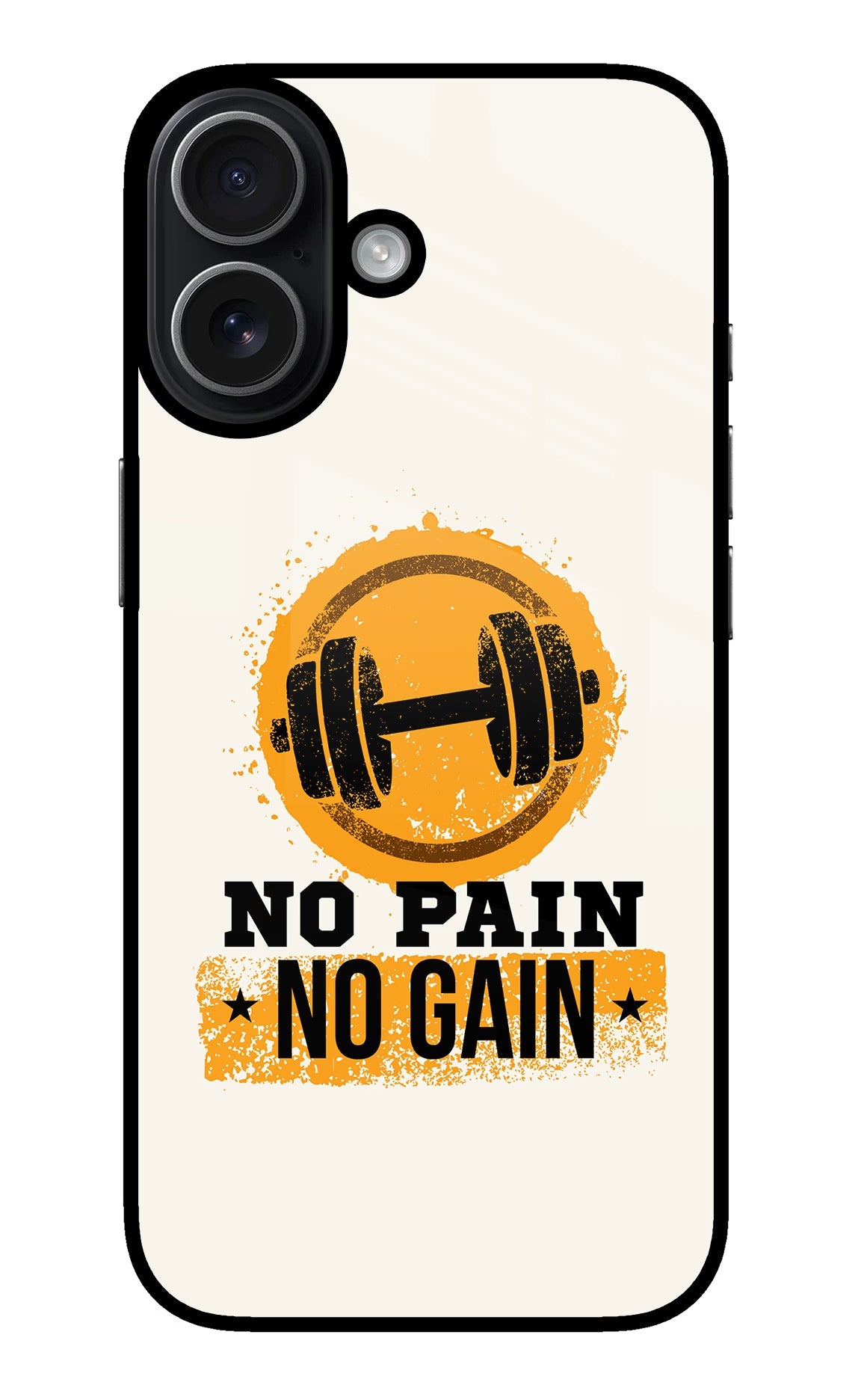 No Pain No Gain iPhone 17 glossy Case