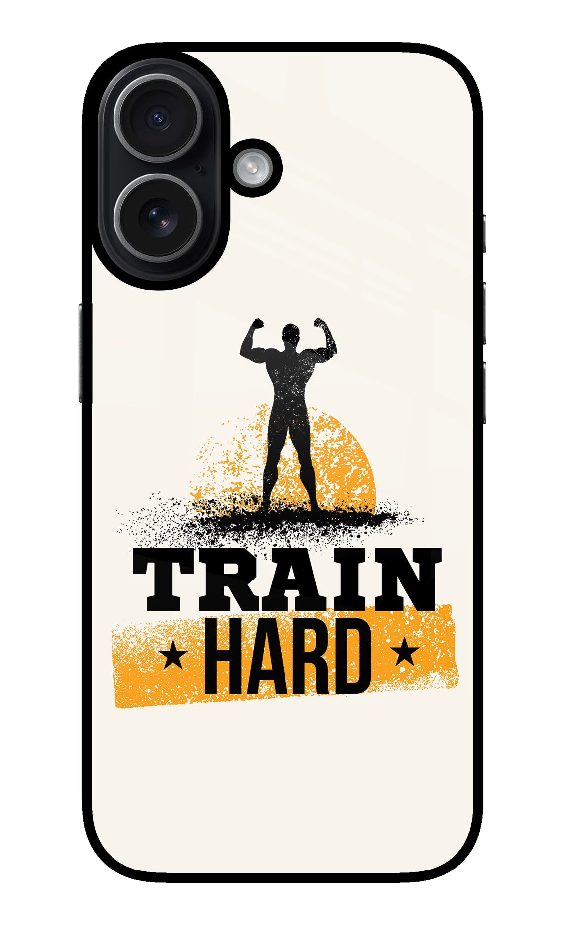 Train Hard iPhone 17 glossy Case