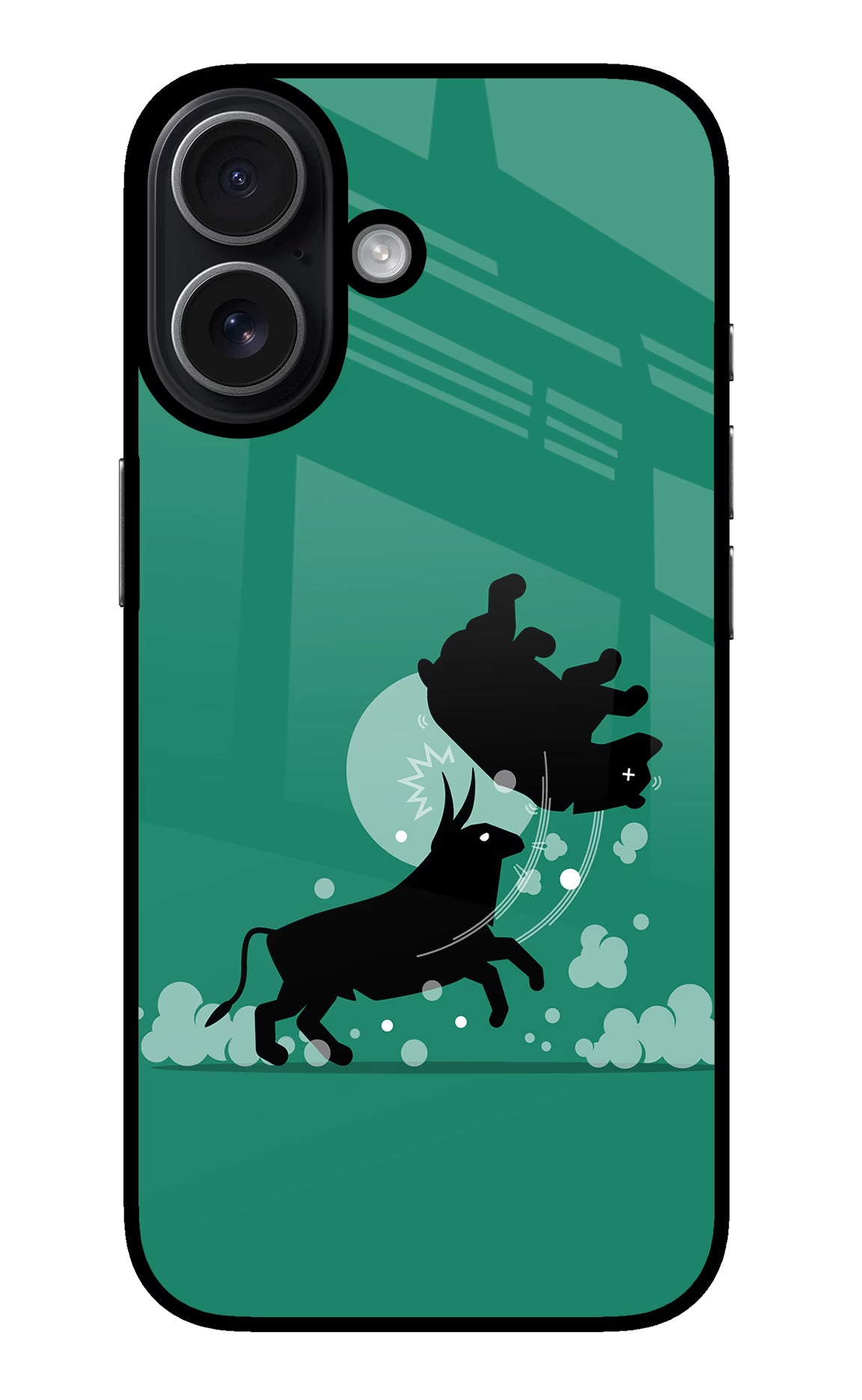 Bull Conqueror iPhone 17 glossy Case