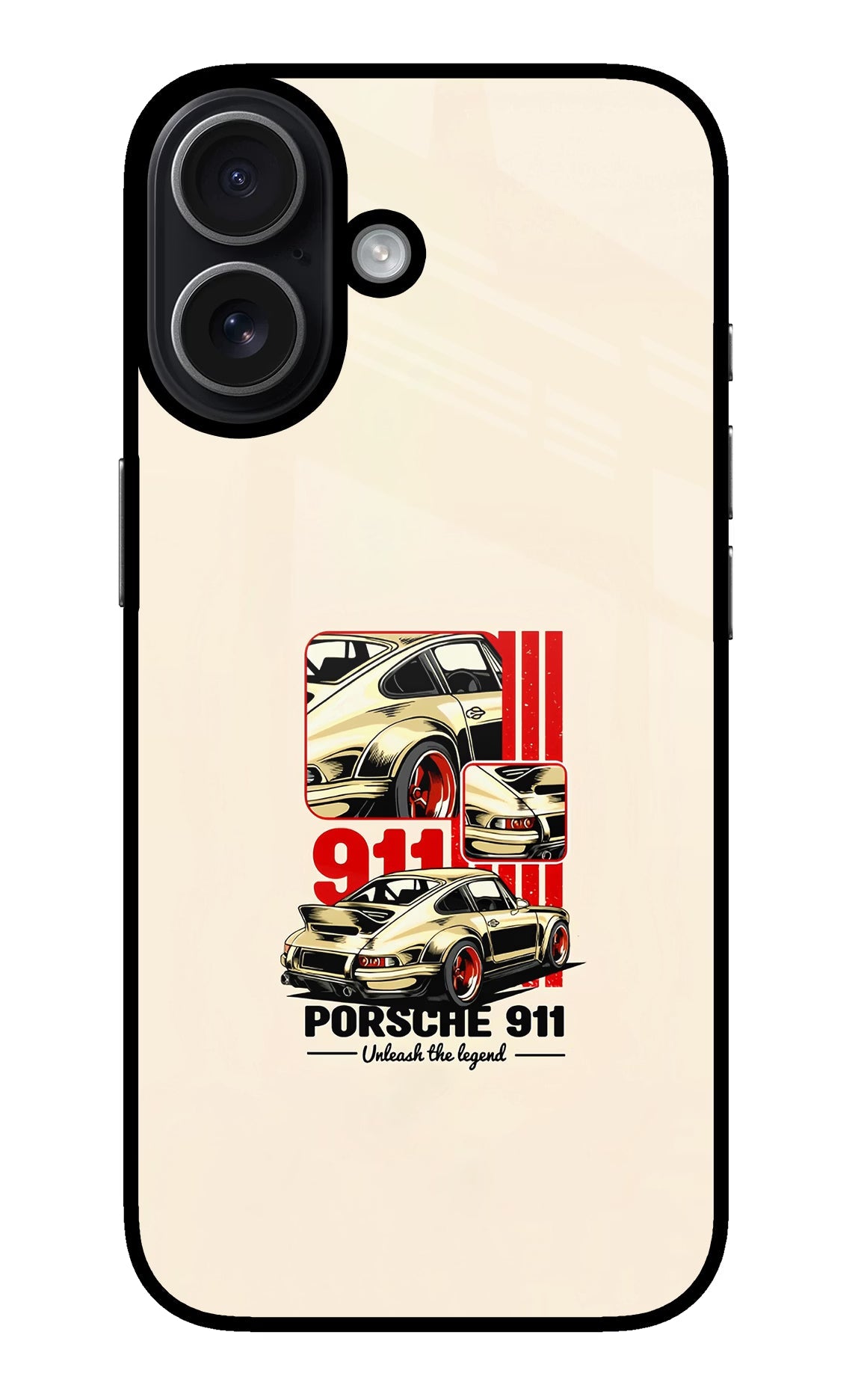 Classic Porsche 911 iPhone 17 glossy Case