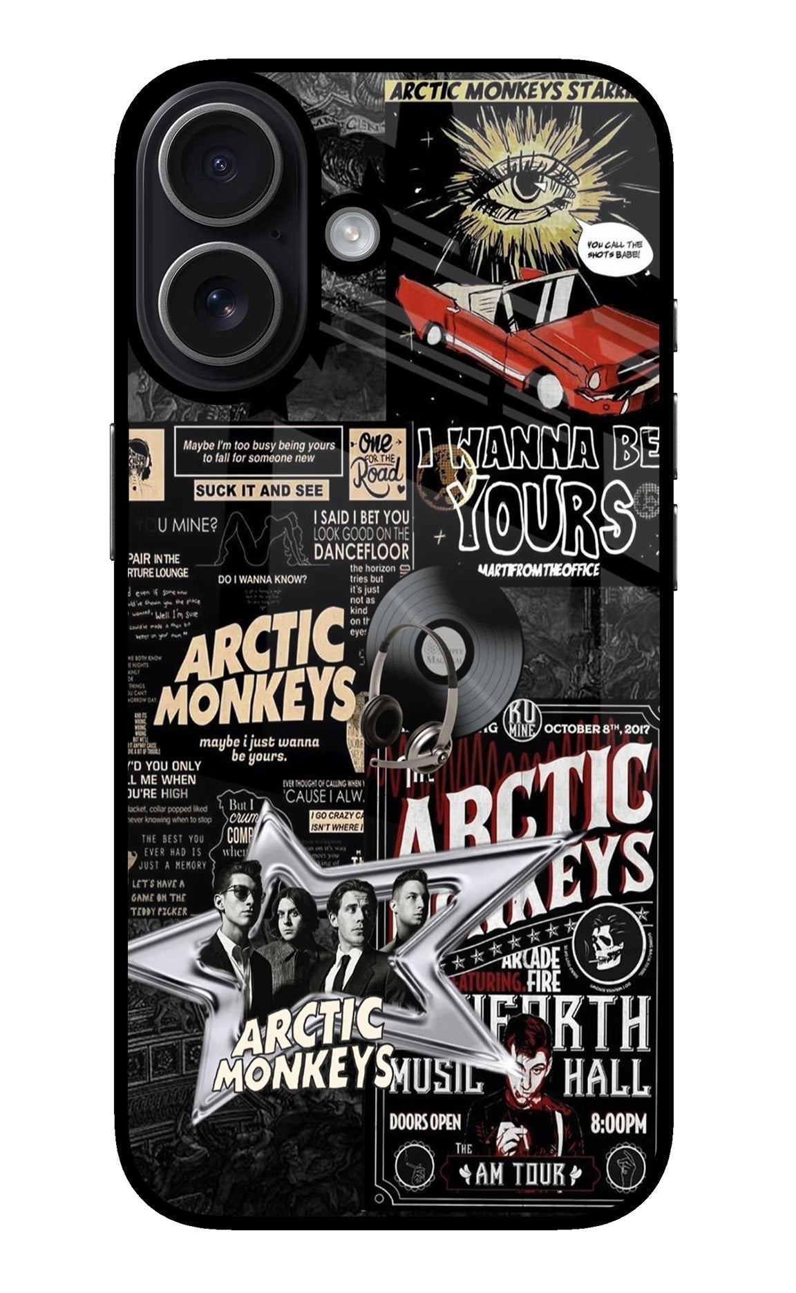 Arctic Monkeys iPhone 17 glossy Case