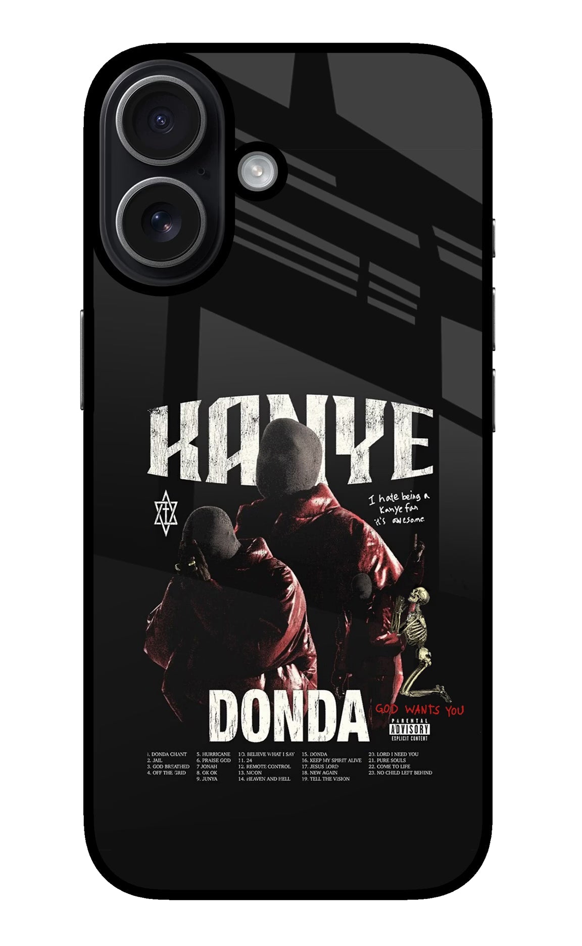 Donda Kanye West iPhone 17 glossy Case