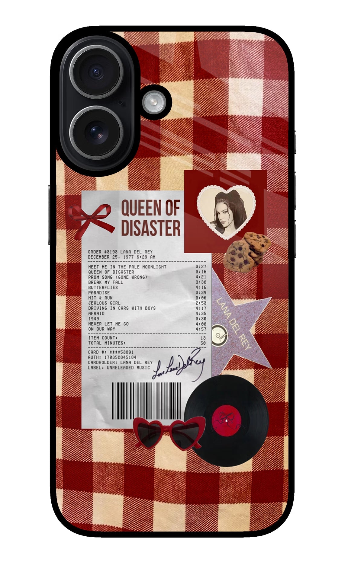 Queen of Disaster iPhone 17 glossy Case