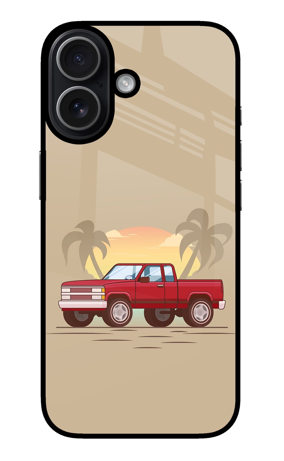 Desert Classic Drive iPhone 17 glossy Case
