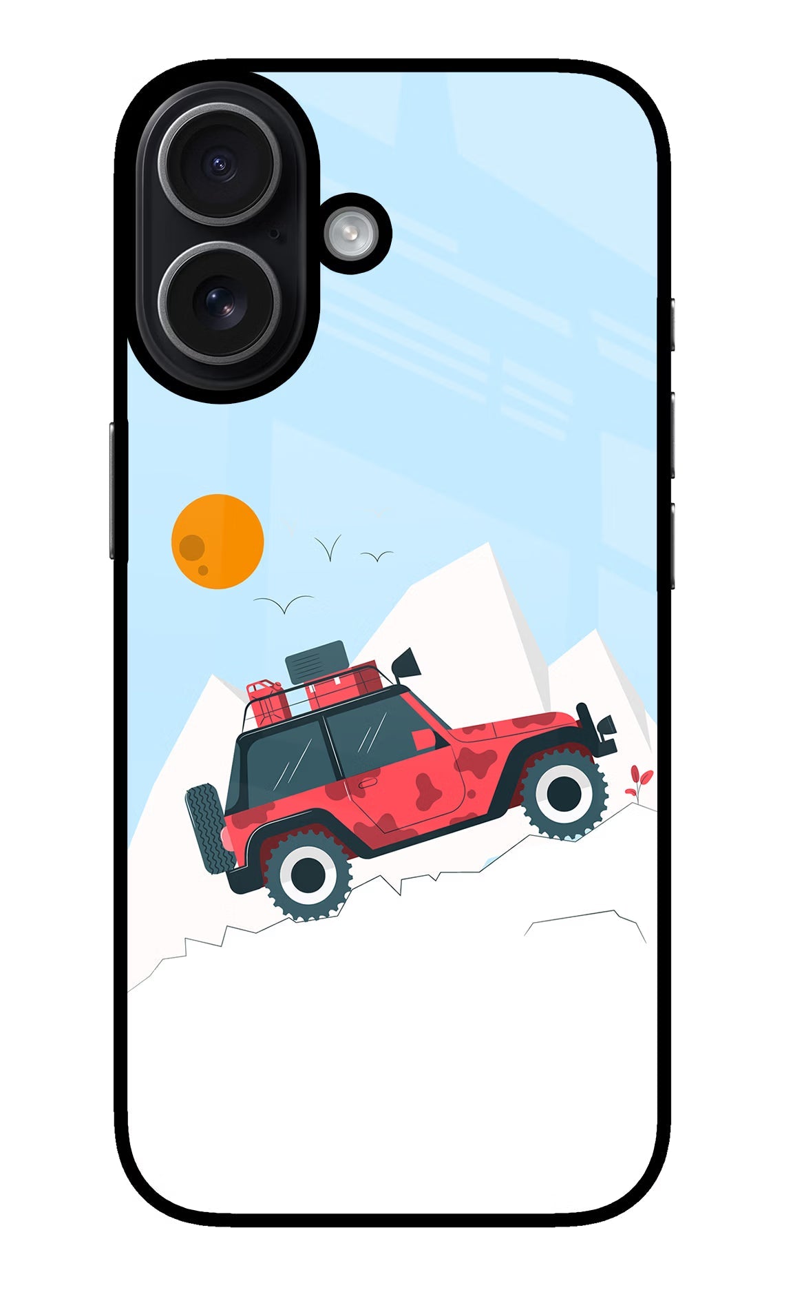 Mountain Trail Beast iPhone 17 glossy Case
