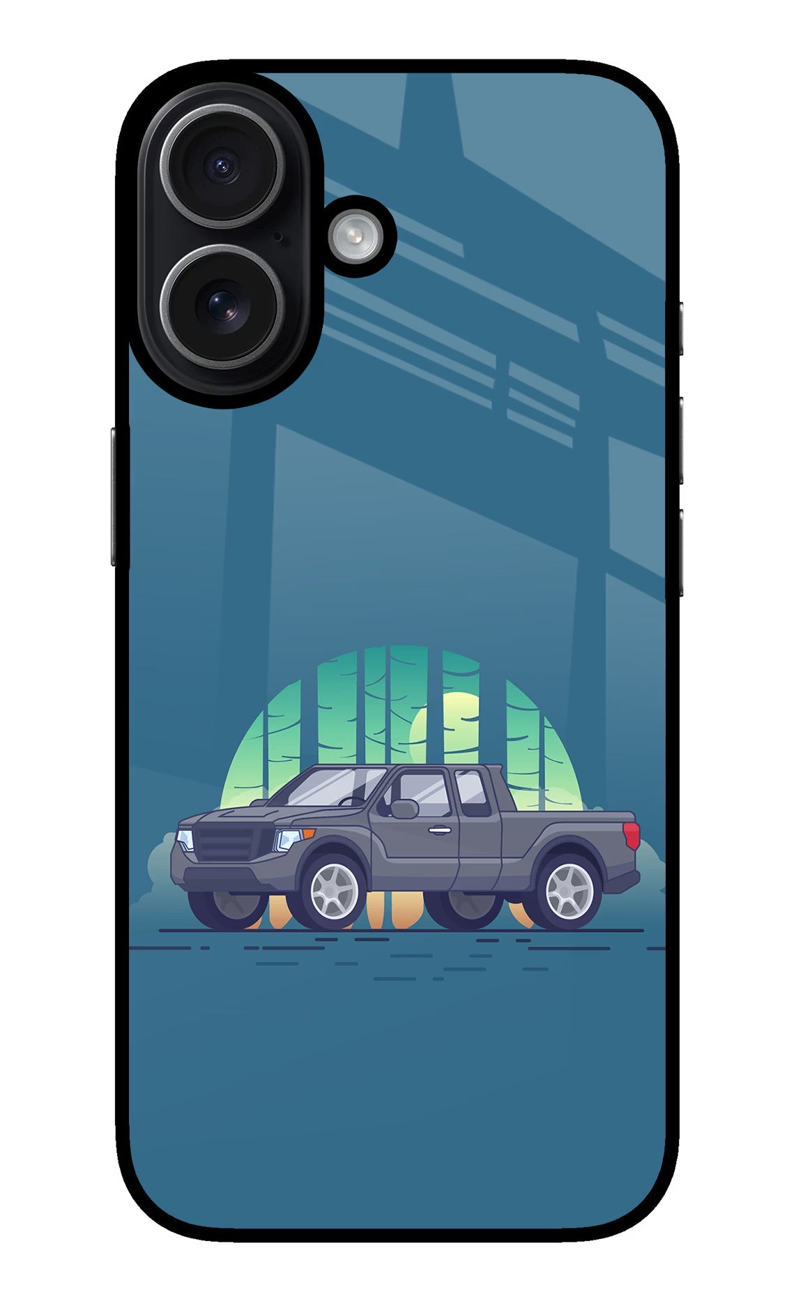 Retro Garage Vibe iPhone 17 glossy Case