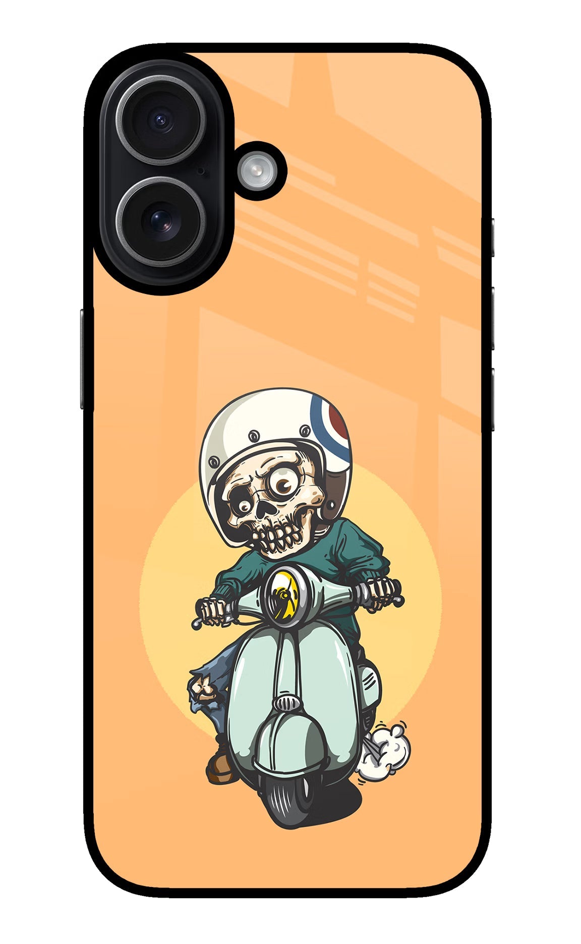 Undead Biker iPhone 17 glossy Case
