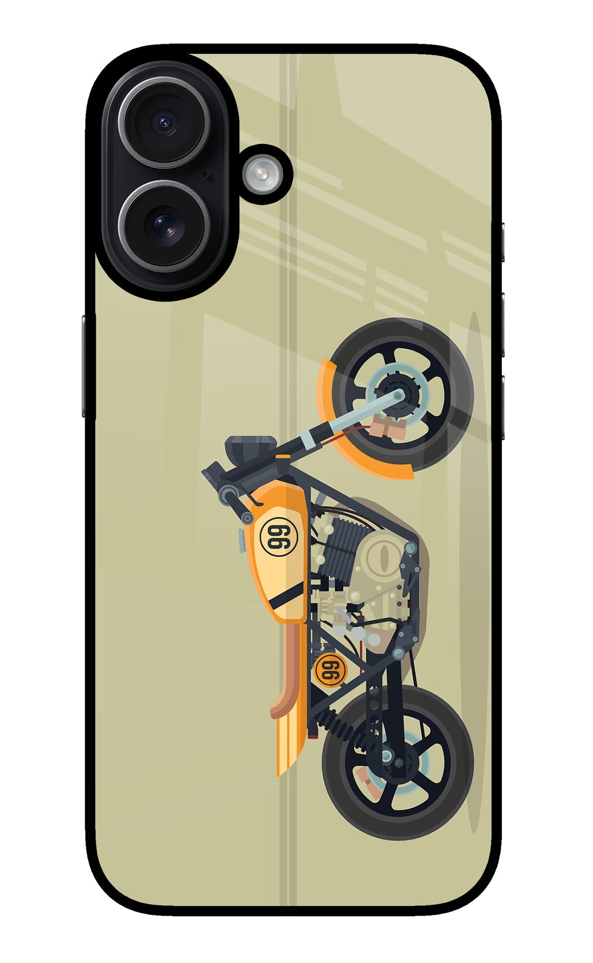 Vertical Speedster iPhone 17 glossy Case