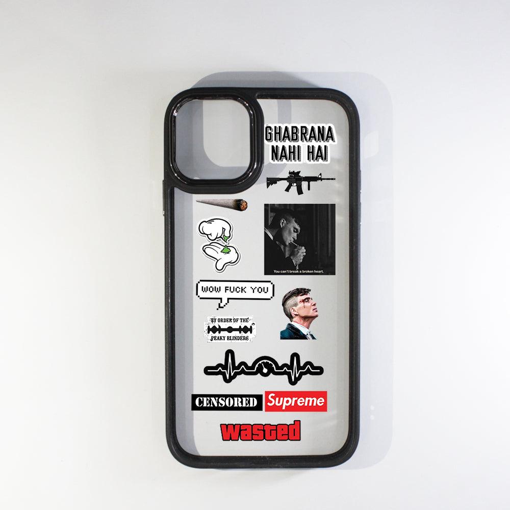 Ghabrana Nhi Hai Black Border Case - Case On