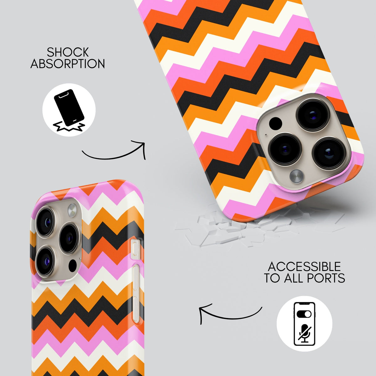Hamptons Premium Tough Shining Phone Case (Double Layer) Available For All iPhone Models