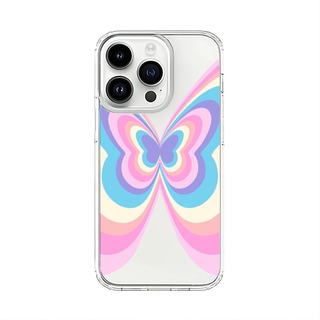 Butterfly Clear sticker Silicone Case