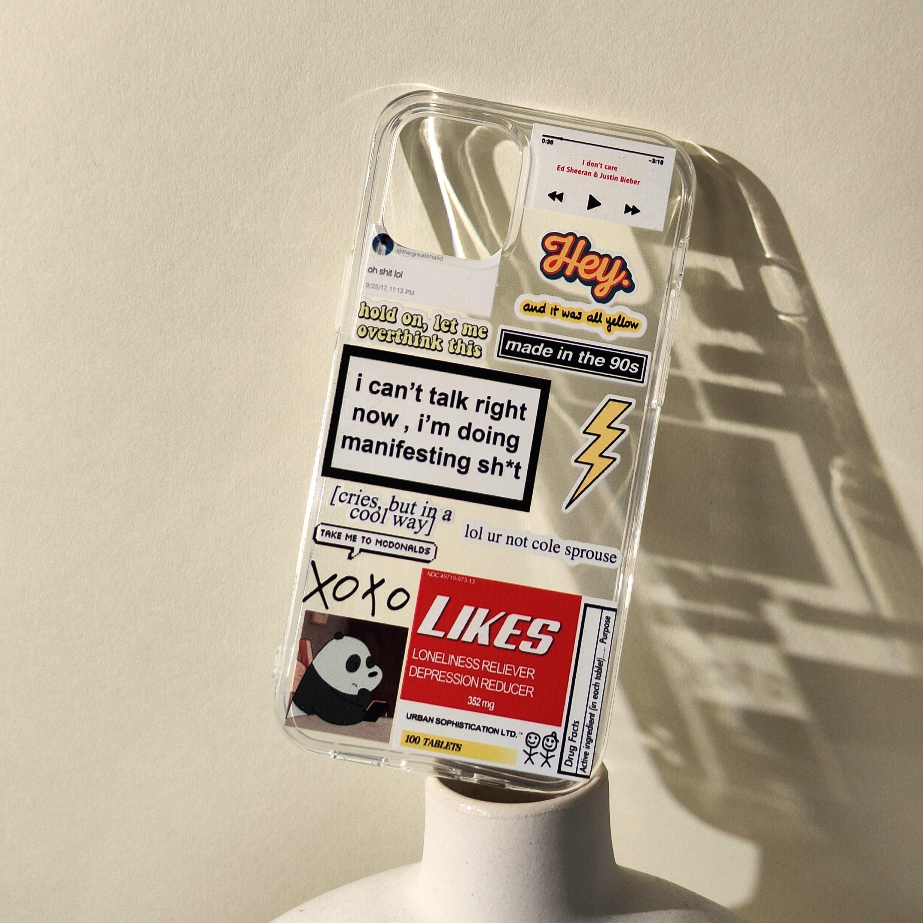 Vibrant Aesthetic sticker Sillicon Case - Case On