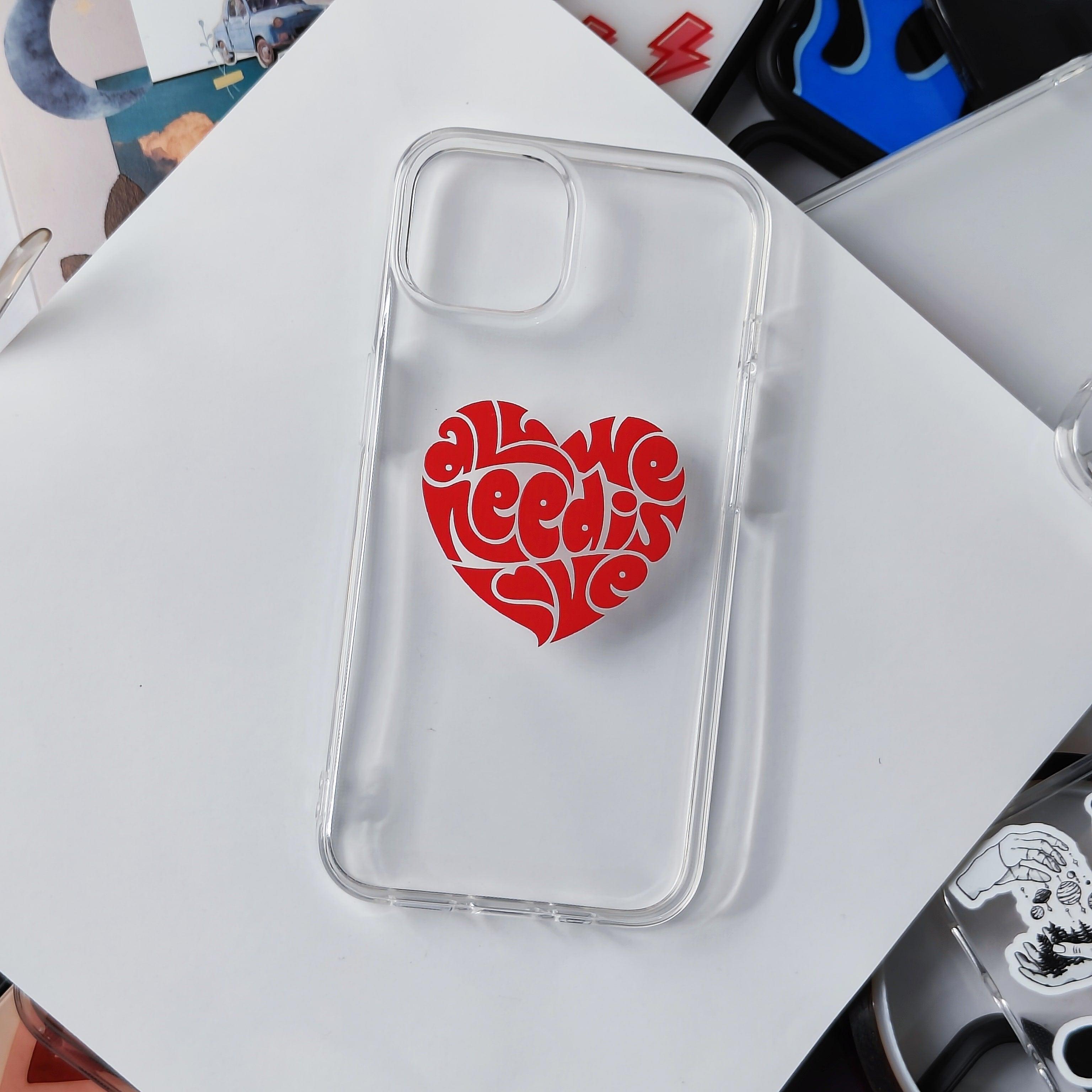 All we need is love sticker Sillicon Case - Case On