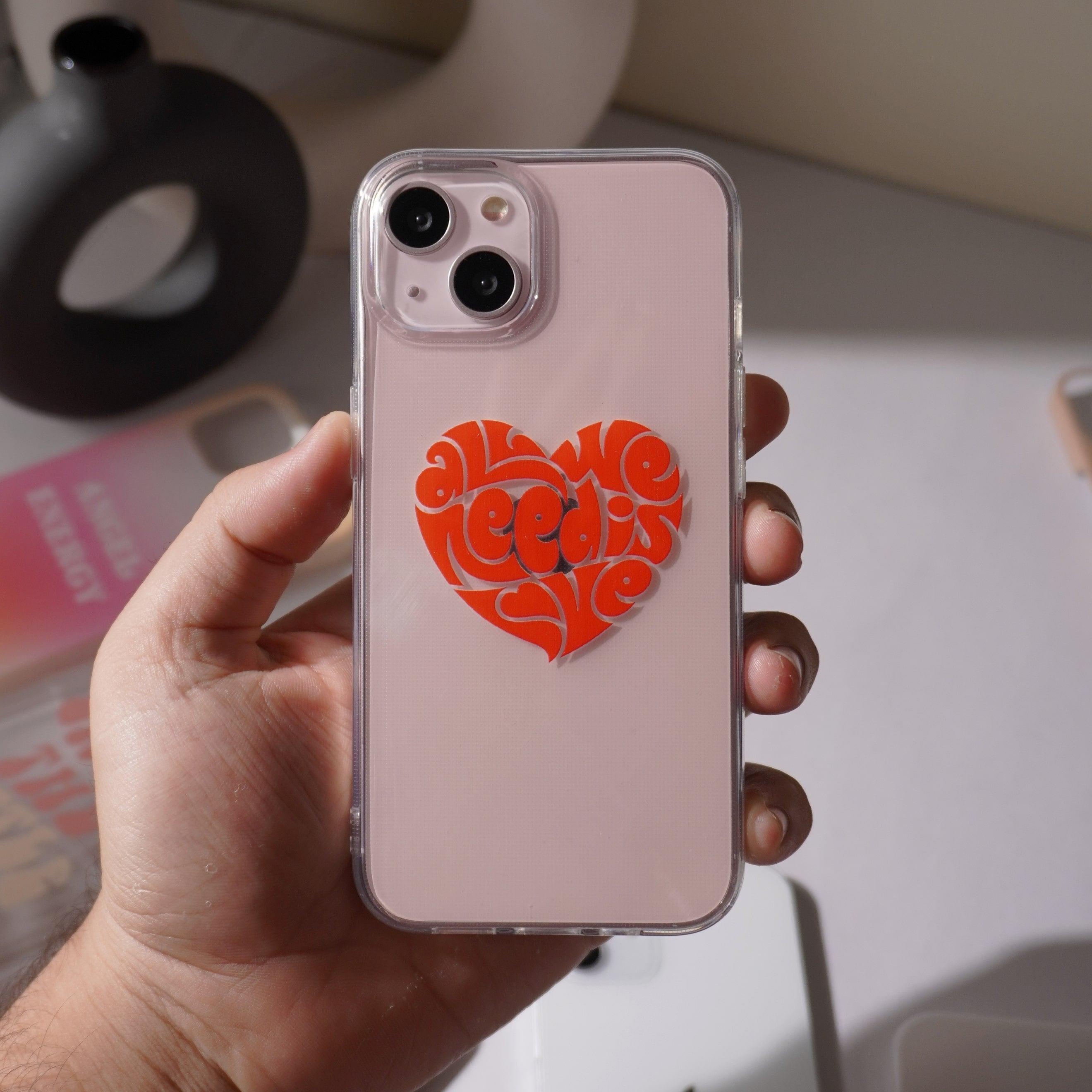 All we need is love sticker Sillicon Case - Case On