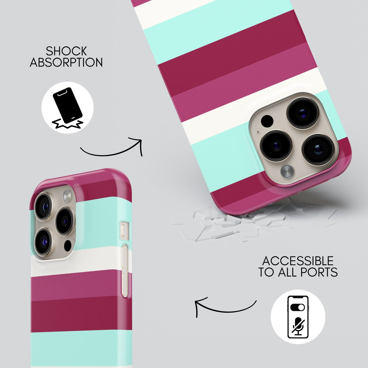 Ice Lolly Premium Tough Shining Phone Case (Double Layer) Available For All iPhone Models