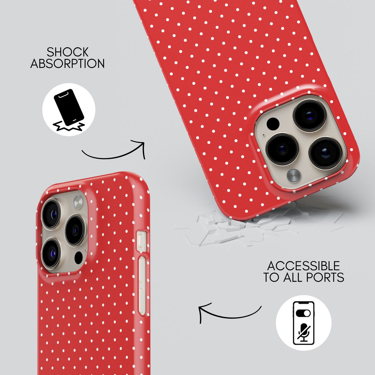 Jam Premium Tough Shining Phone Case (Double Layer) Available For All iPhone Models