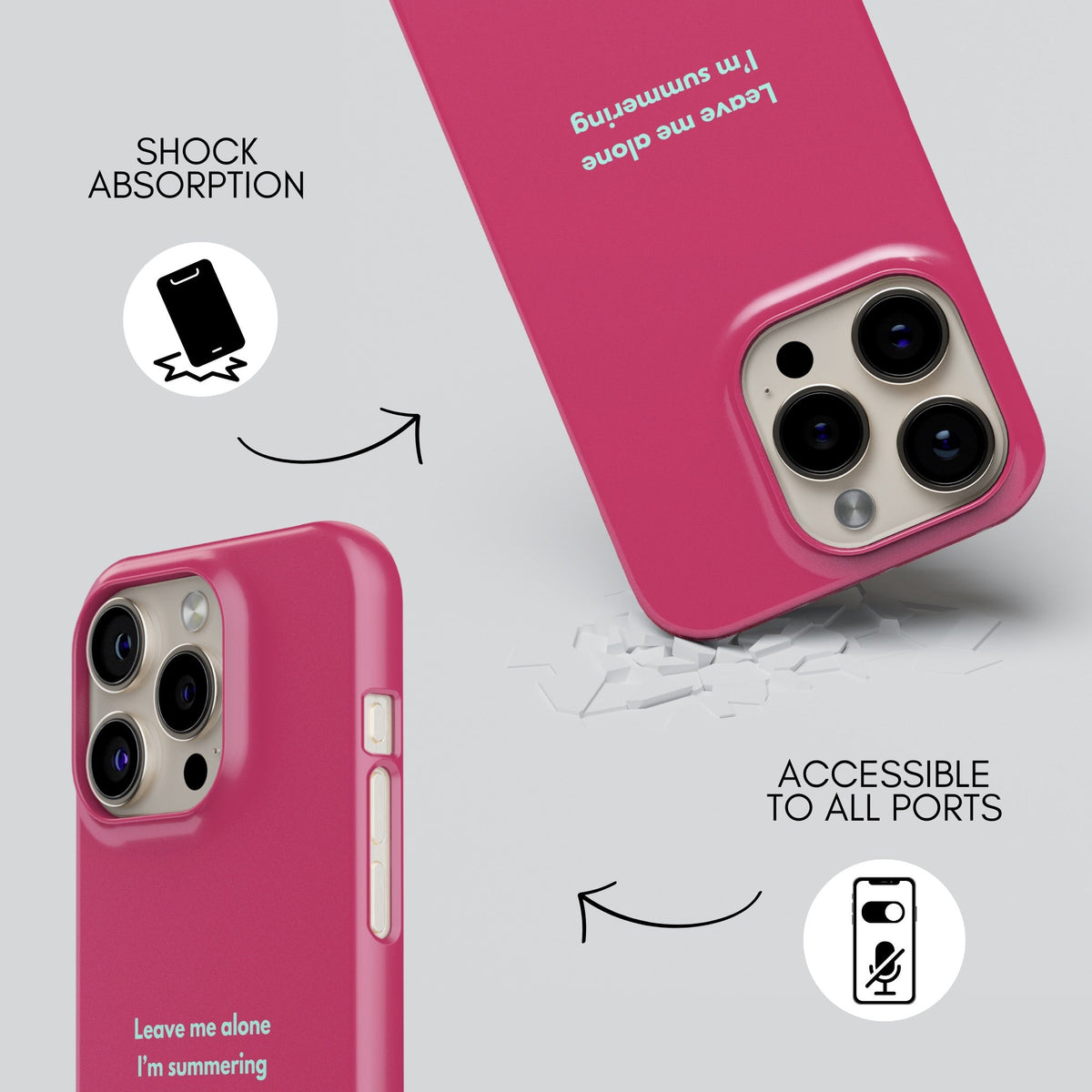 Kylie Premium Tough Shining Phone Case (Double Layer) Available For All iPhone Models