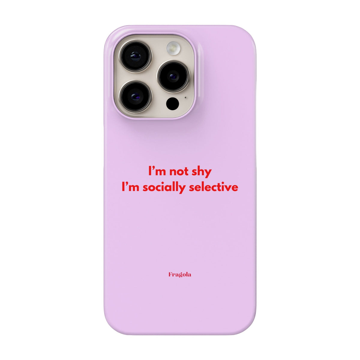Lilac Premium Tough Shining Phone Case (Double Layer) Available For All iPhone Models