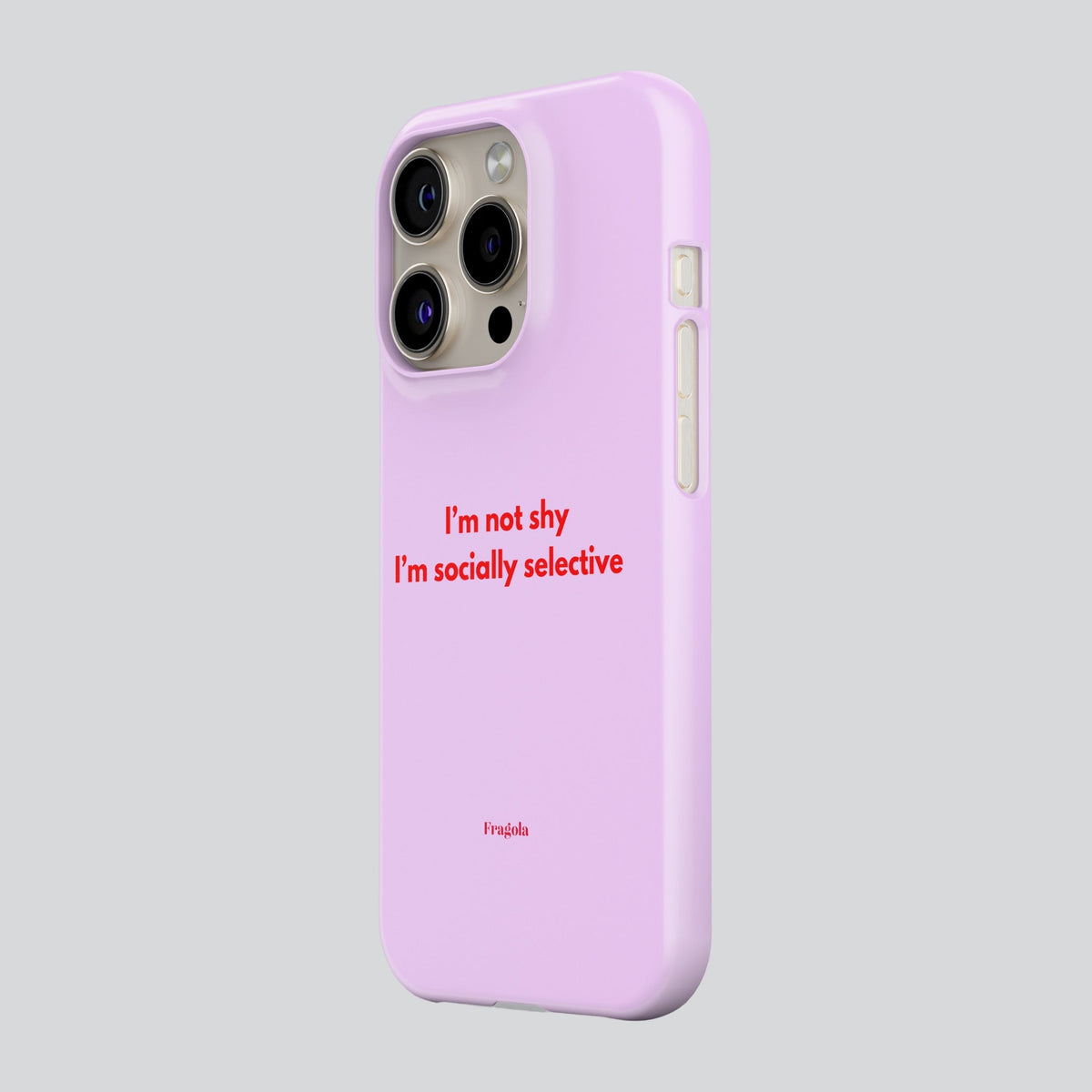 Lilac Premium Tough Shining Phone Case (Double Layer) Available For All iPhone Models