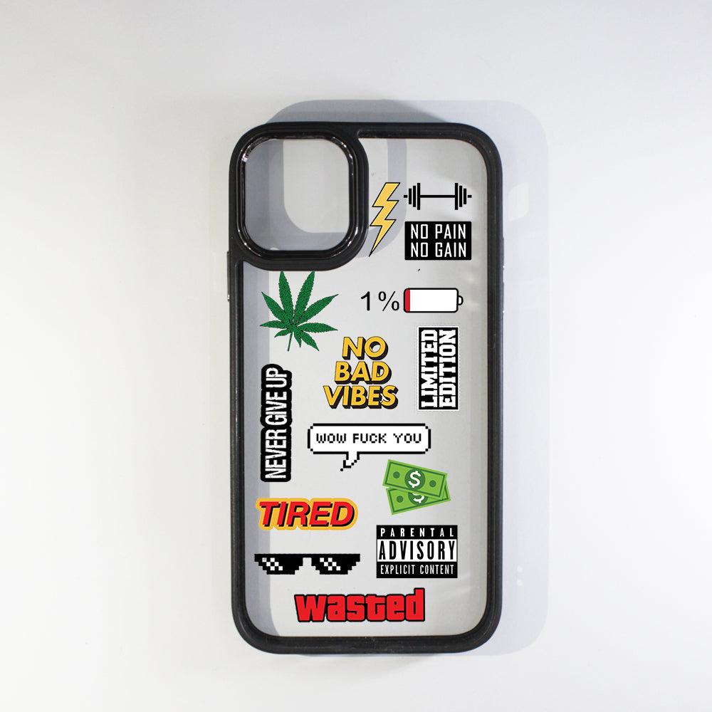 No Pain No Gain Black Border Case - Case On