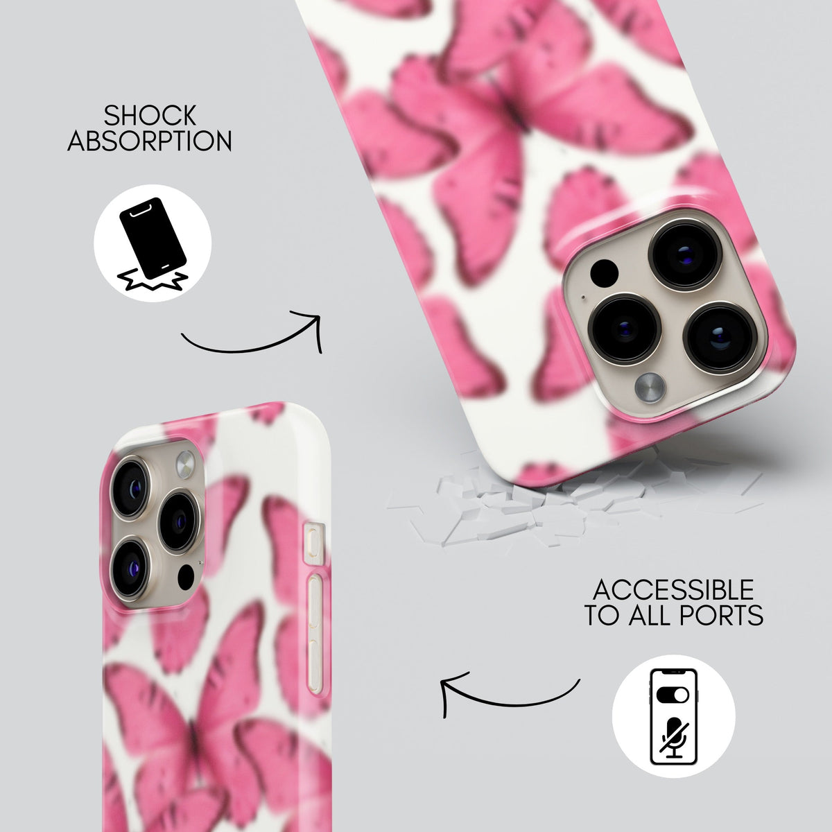 Princess Premium Tough Shining Phone Case (Double Layer) Available For All iPhone Models