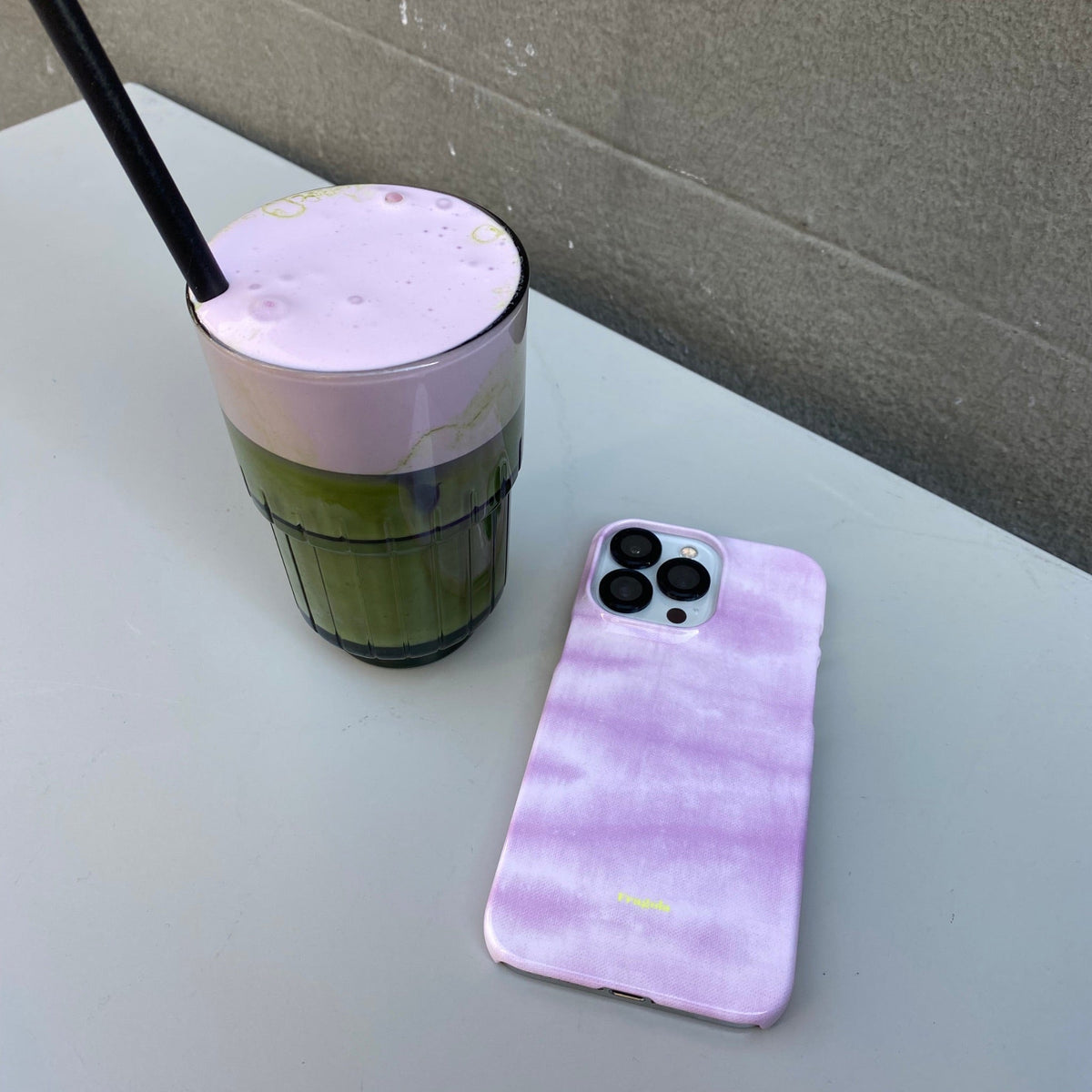 Lavender Matcha Premium Tough Shining Phone Case (Double Layer) Available For All iPhone Models