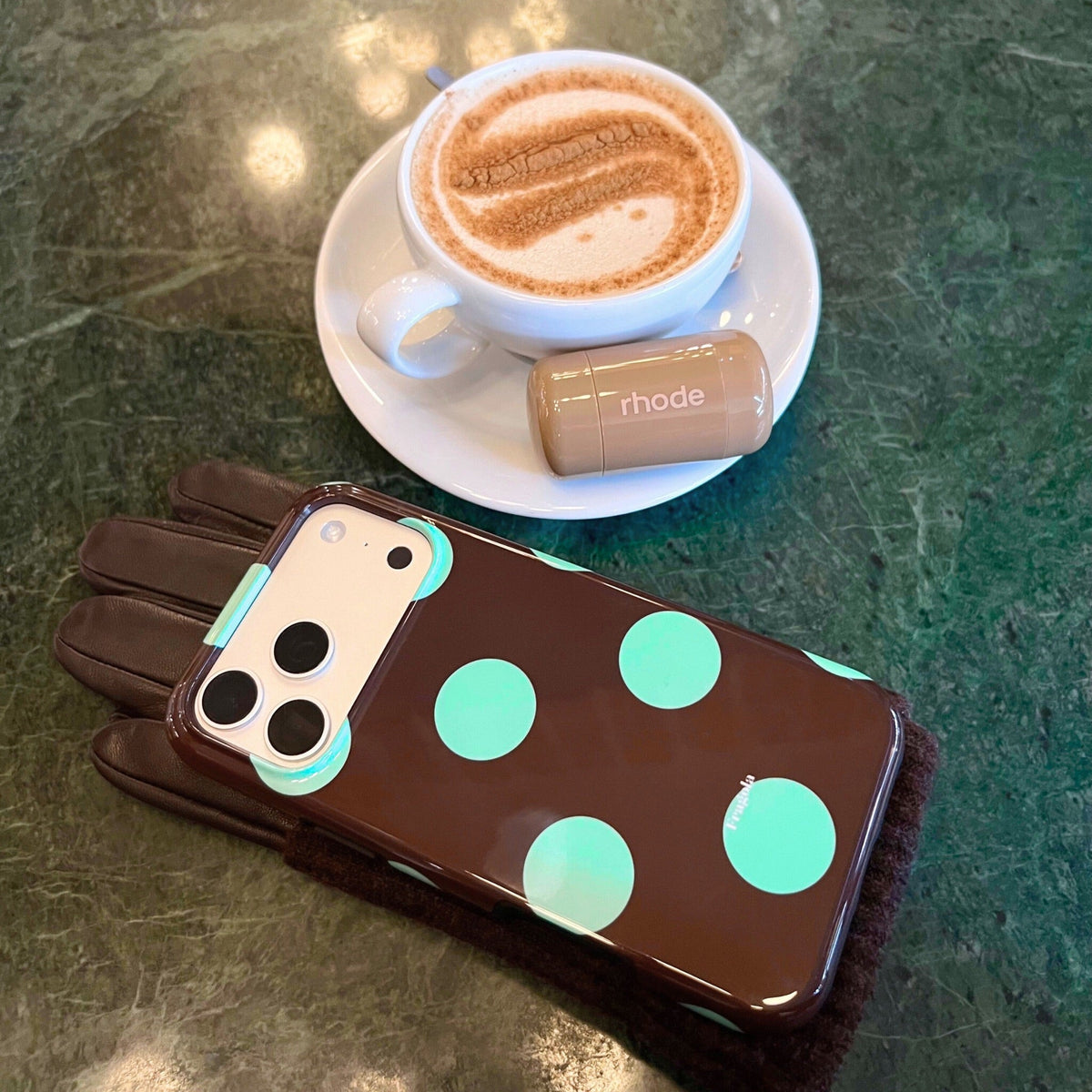 Peppermint Cocoa Premium Tough Shining Phone Case (Double Layer) Available For All iPhone Models