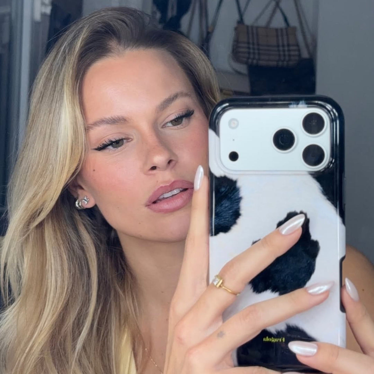 Dairy Premium Tough Shining Phone Case (Double Layer) Available For All iPhone Models