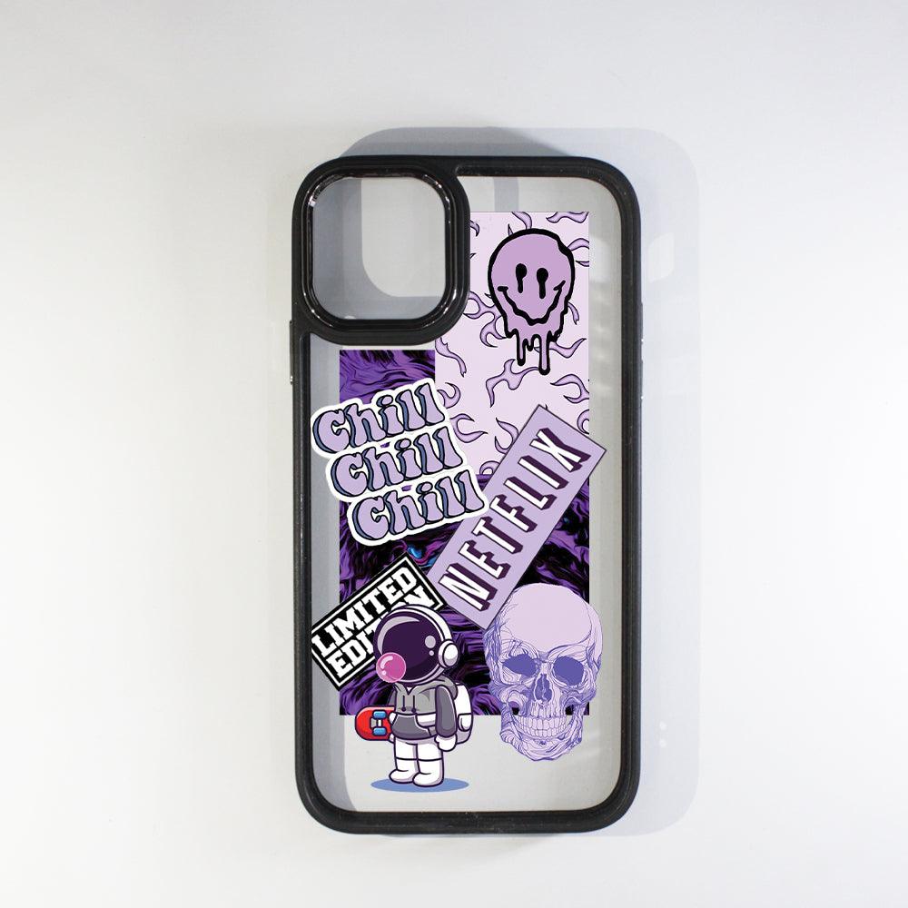 Funky Purple Black Border Case - Case On